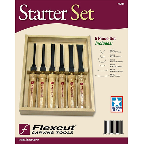Flexcut 10" Mallet 6pc Starter Set