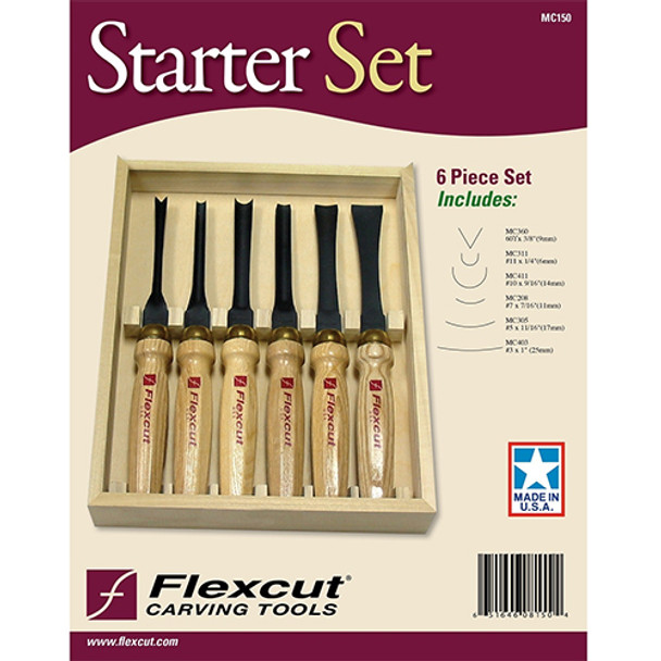 Flexcut 10" Mallet 6pc Starter Set Flexcut 10" Mallet 6pc Starter Set