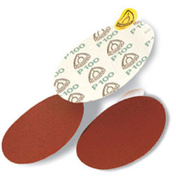 Klingspor Abrasives 9" No Hole, Paper Backed, Pressure Sensitive Adhesive, 120 Grit Discs, 5pk