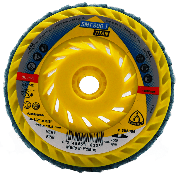 SMT800 Titan Very Fine 4.5" Flap Disc