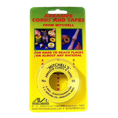 Mitchell #50 Abrasive Cord, 180 Grit, 12' Long, .070" Diameter Aluminum Oxide