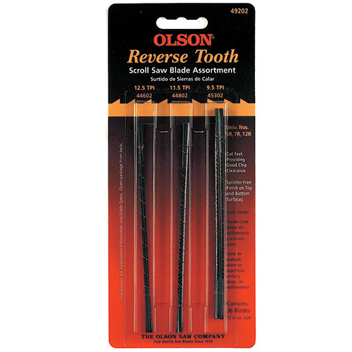 Olson Reverse Tooth Assortment 12pk