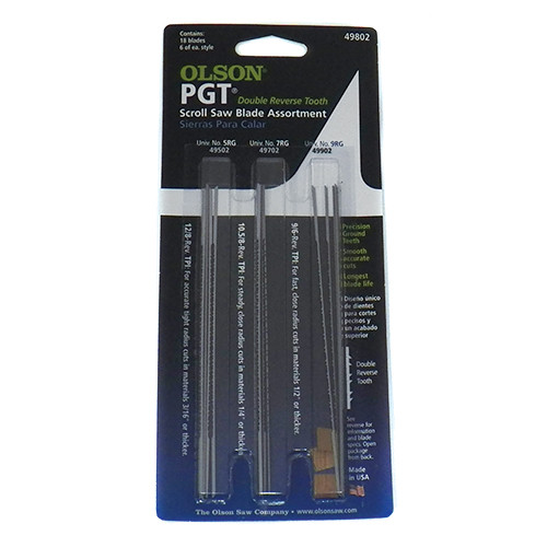 Olson Double Rev Tooth Assort 18pk