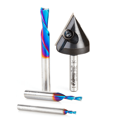 Amana Matt's CNC Starter Pack 4pc