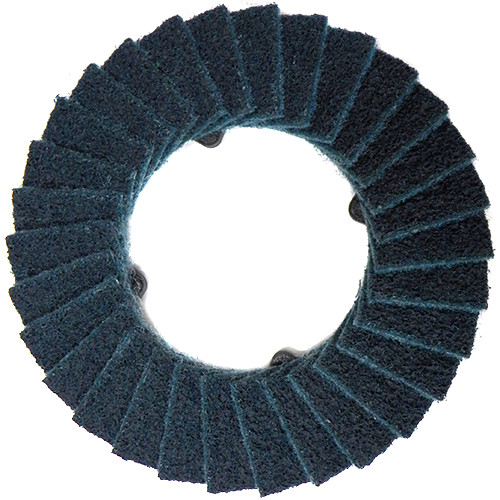 Klingspor Abrasives CMT Quick-Change 6 Deg. Angle Fine 4-1/2" Non-Woven Flap Disc