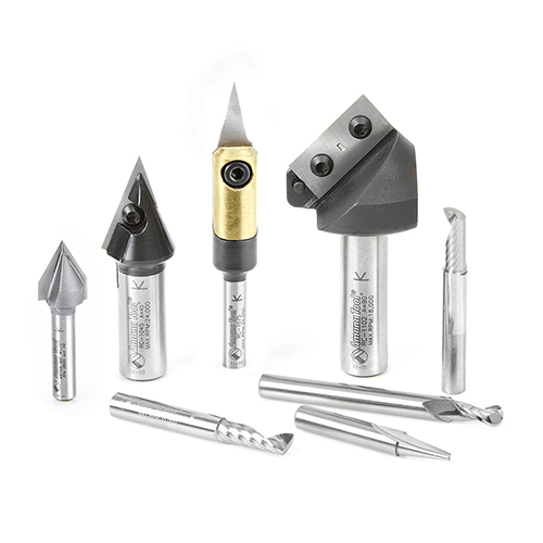 Amana CNC Signmaking Starter Set 8pc