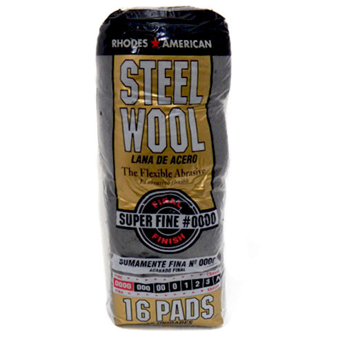 Steel Wool #0000 16 Pad Pack
