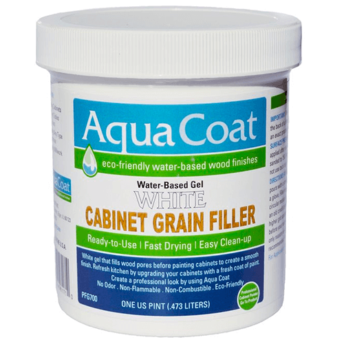 Aquacoat White Wood Grain Filler, Pint