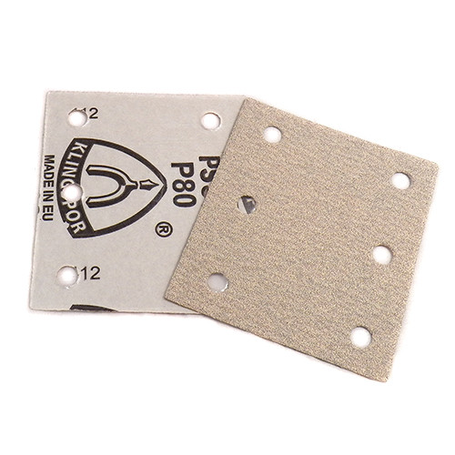 4"X4.5" Stearate 320 Grit PSA Sheets 5pk