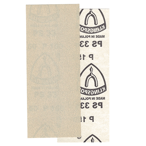 Klingspor Abrasives 3-5/8"x 9" Sheet For Makita BO3710 1/3 Sheet Sander, 180 Grit, 10pk