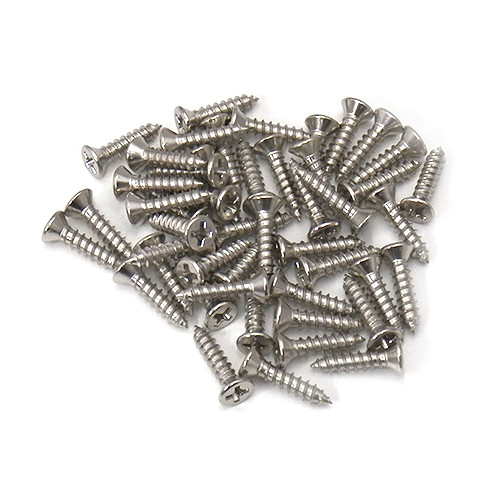 6 X 5/8" Nickel Screw pk
