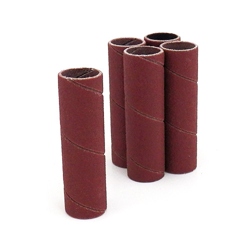 Klingspor Abrasives Aluminum Oxide Sanding Sleeves, 1/2"X 2" 150 Grit, 5pk