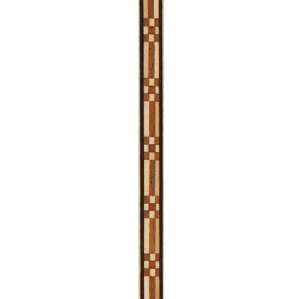 1/4" Inlay, Maple & Mahogany Flip, Black Outside Lines, 2pk
