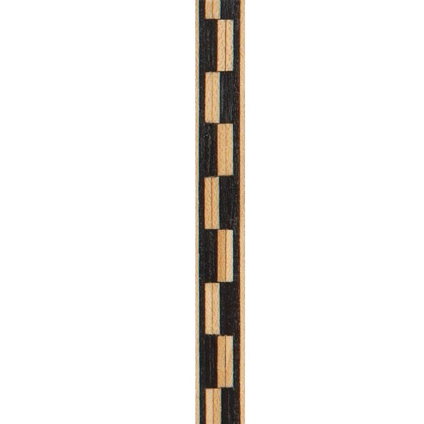 3/8" Inlay, Double Maple & Black Flip, Black & Maple Outside Lines, 2pk