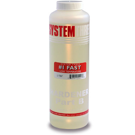 System Three Fast Hardener, #1, Pint