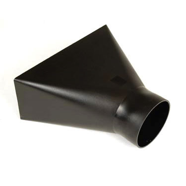 Dust Funnel 4" X 10" W/ 4" Port