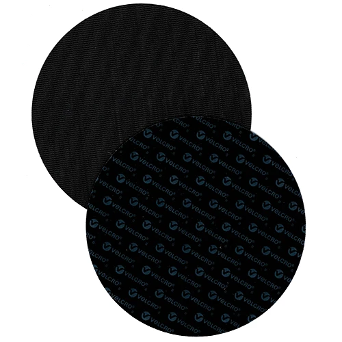 6"x No Hole, PSA Backed, Black Hook Discs, For Hook & Loop Backer Pads, 5pk