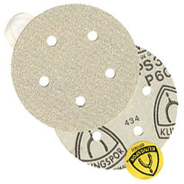 5"X5 Hole Stearate A/O 180 Grit PSA 50pk