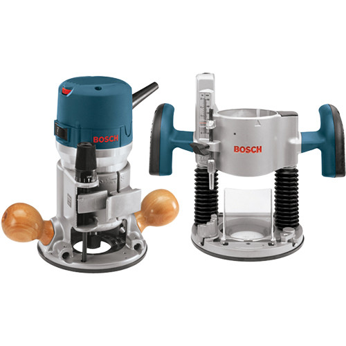 Bosch 2-1/4 Horsepower, Fixed & Plunge Base, Variable-Speed Router, Model 1617EVSPK