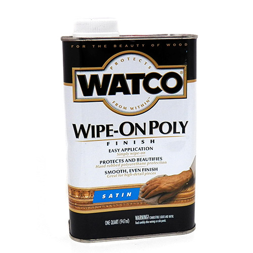 Watco Wipe-On Polyurethane, Satin, Quart