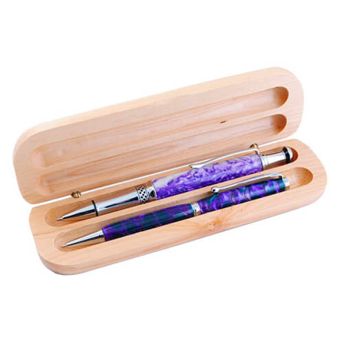 Double Pen Box, Maple