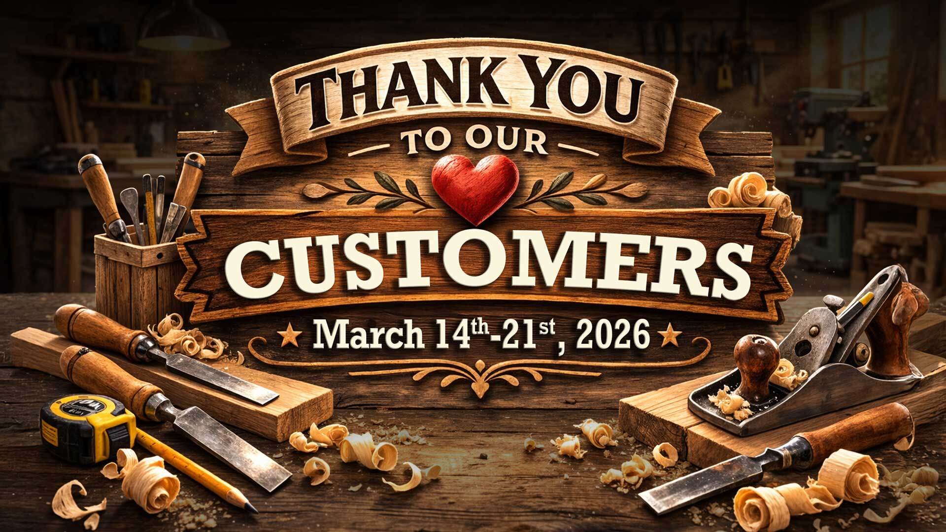 Customer Appreciation Days Sale