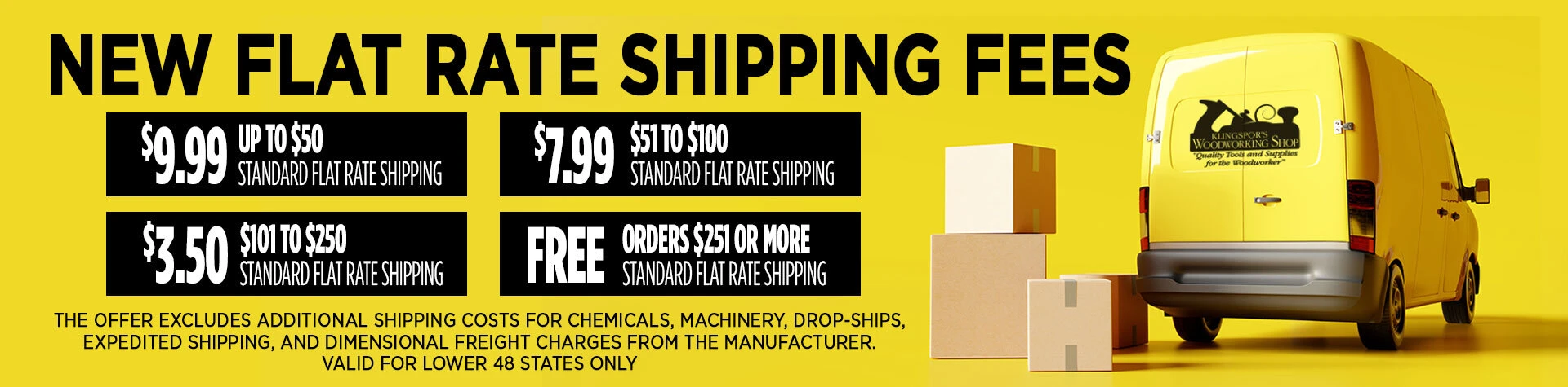 Flat Rate Shipping
