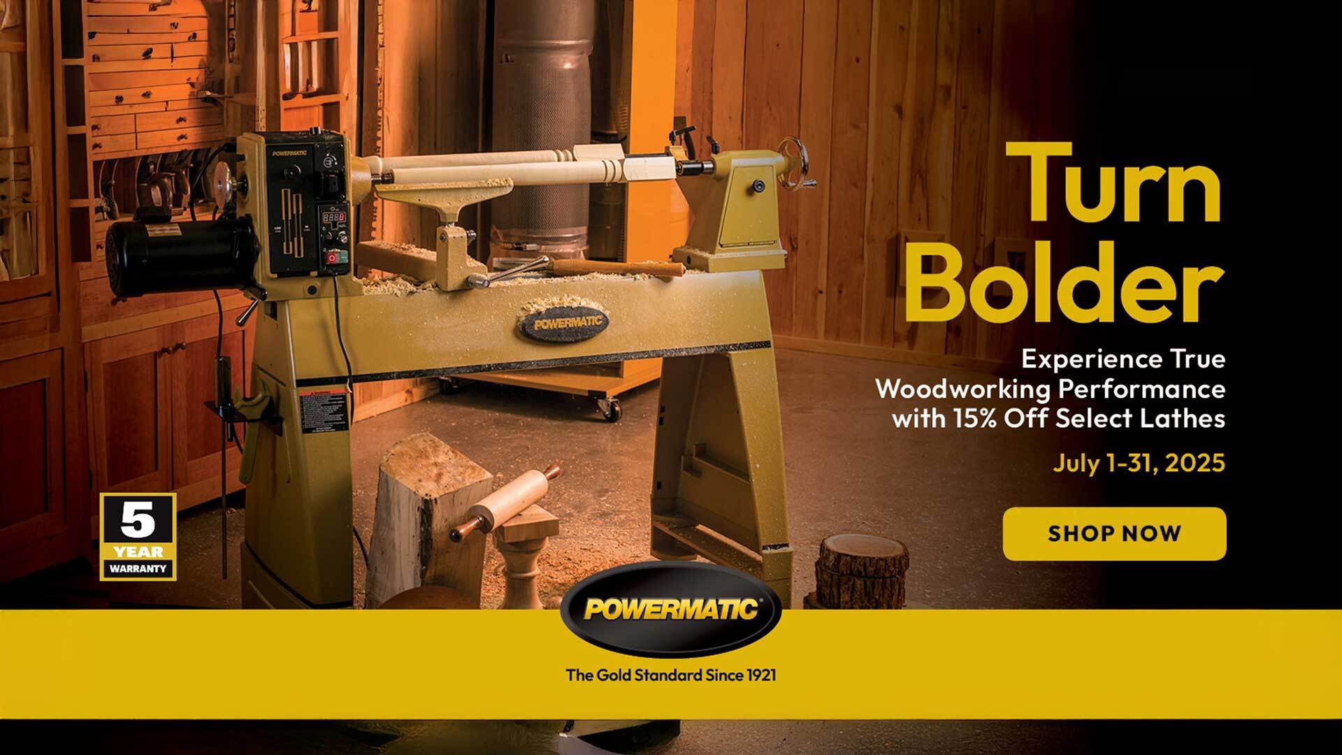 Powermatic Turn Bolder