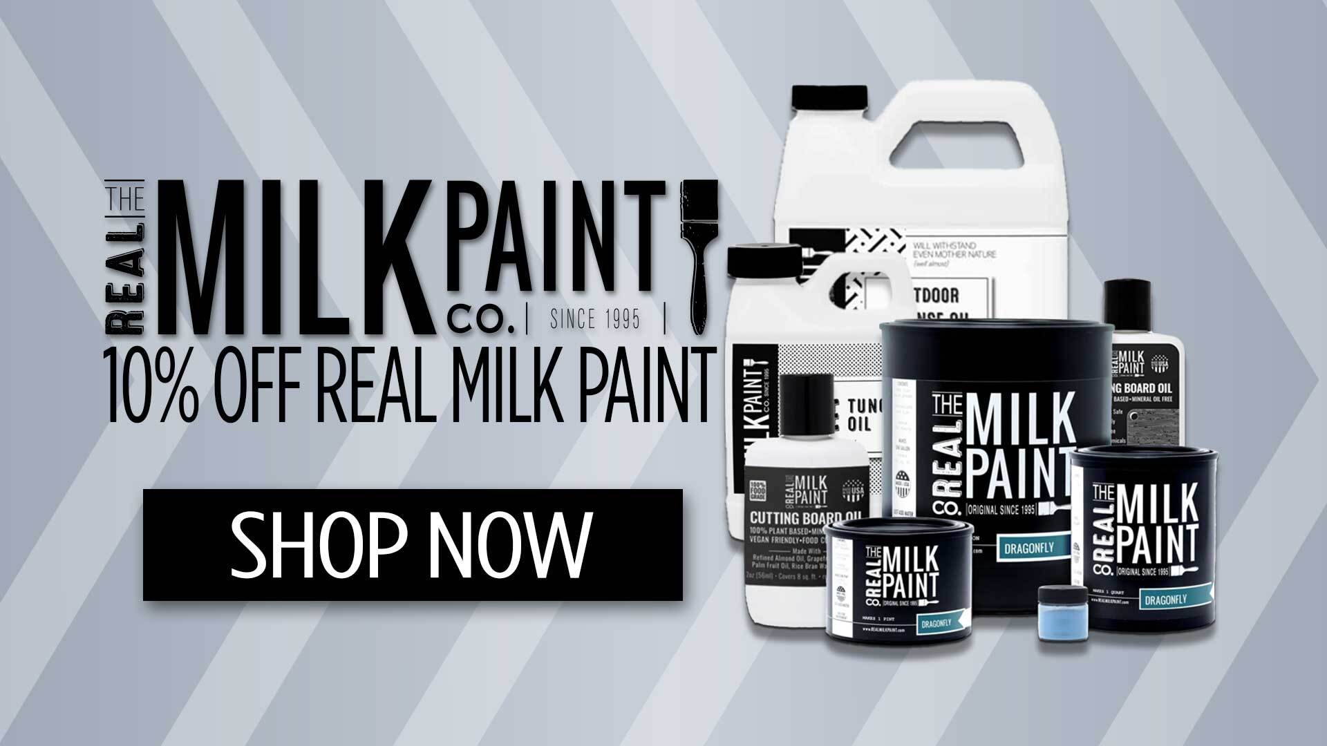 10% Off Real Milk Paint