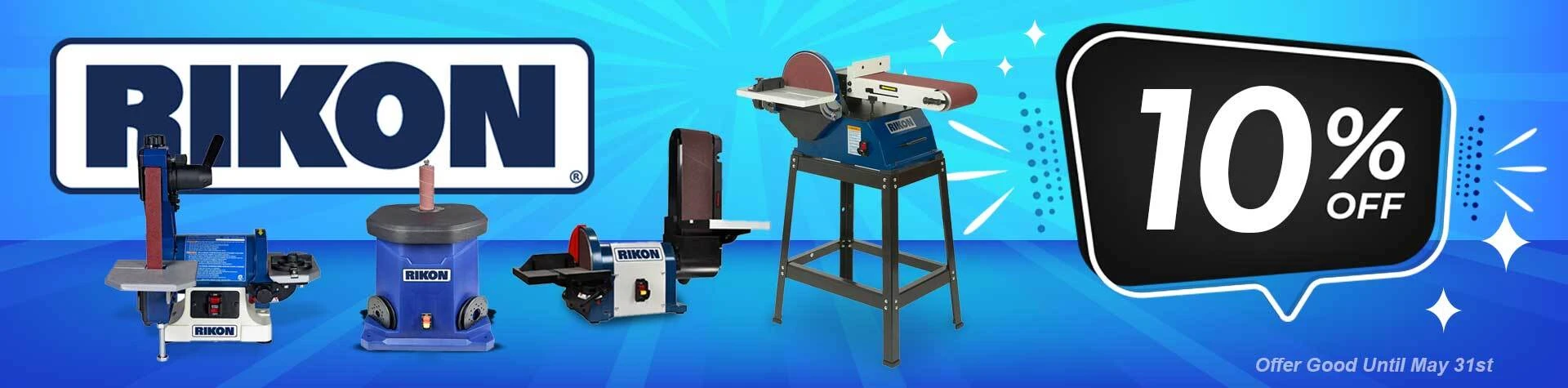 10% Off Rikon Sanders