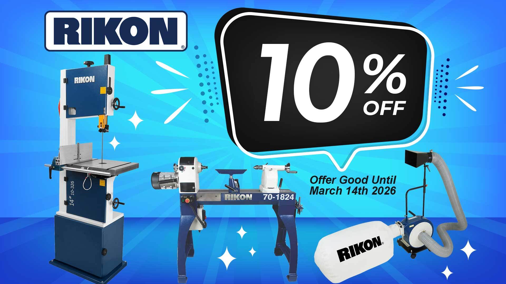 10% Off Rikon