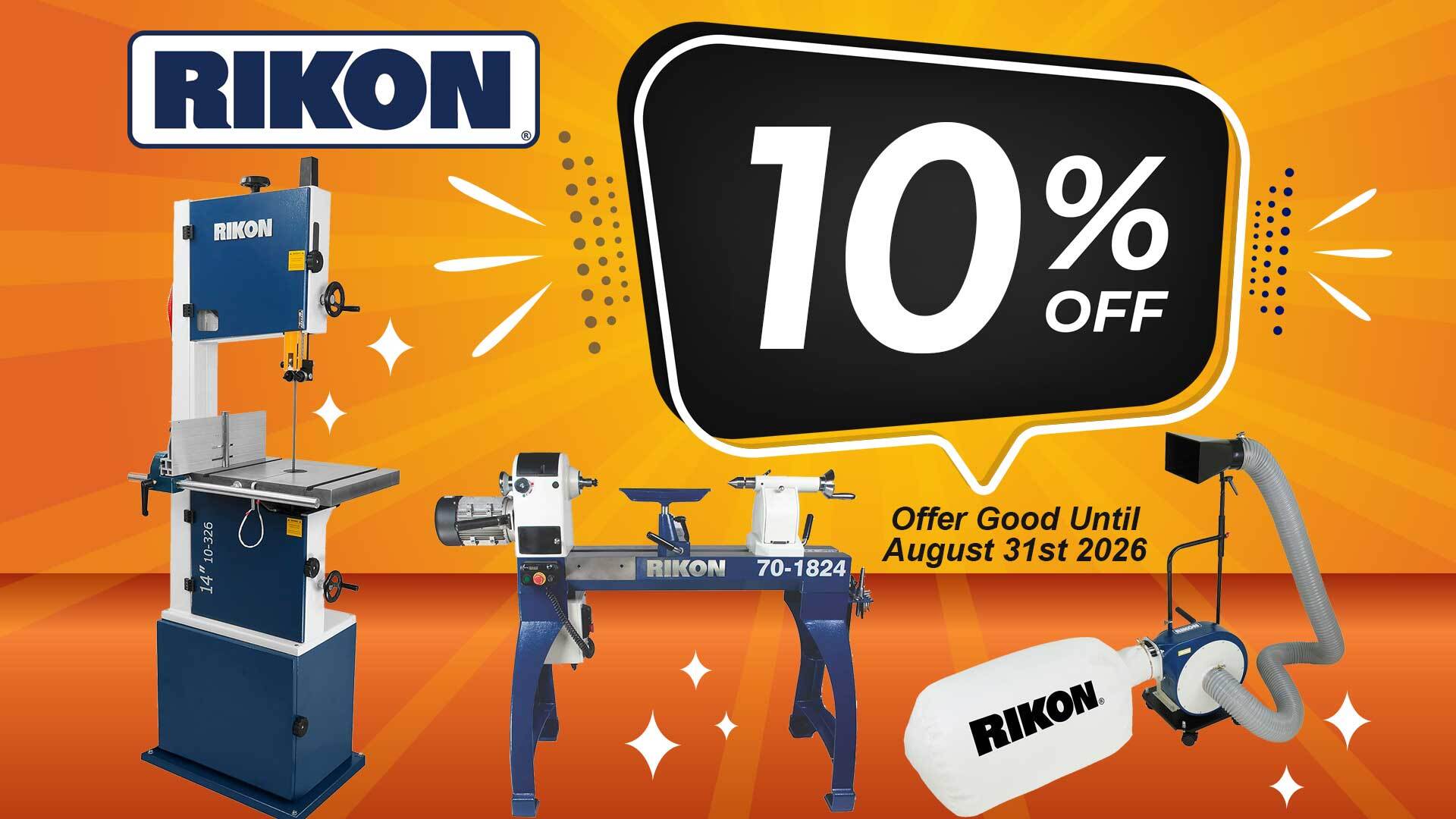 10% Off Rikon