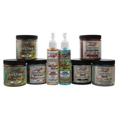 CHROMACRAFT 3-tlg. Metallpolierwachs Set - Polierschneidmasse Für Metalloberflächen In Weiß, Grün, Braun