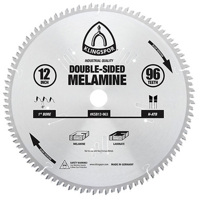 Klingspor's Double-Sided Melamine Blade, 12