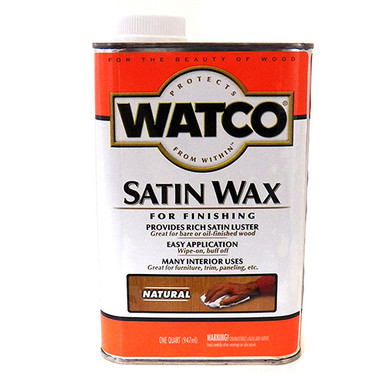 Watco® Satin Wax Natural, Quart