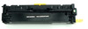 This is the back view of the Hewlett Packard 312A black replacement laserjet toner cartridge by NXT Premium toner