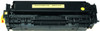 This is the front view of the Canon 118 yellow replacement laserjet toner cartridge by NXT Premium toner
