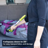 Collapses down to 20" for easy transportation and storage