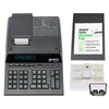 Monroe ClassicX Bundle - Includes (1) ClassicX Heavy-Duty Printing Calculator with a Foam Elevation Wedge, (6) M33X Ribbon Cartridges, and (12) Premium Paper Rolls (CLASSICXBSP1) (Bundle)