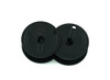 Back view of GRC E201 black TWO-SPOOL UNIVERSAL PRINTING CALCULATOR RIBBONS (C-WIND)