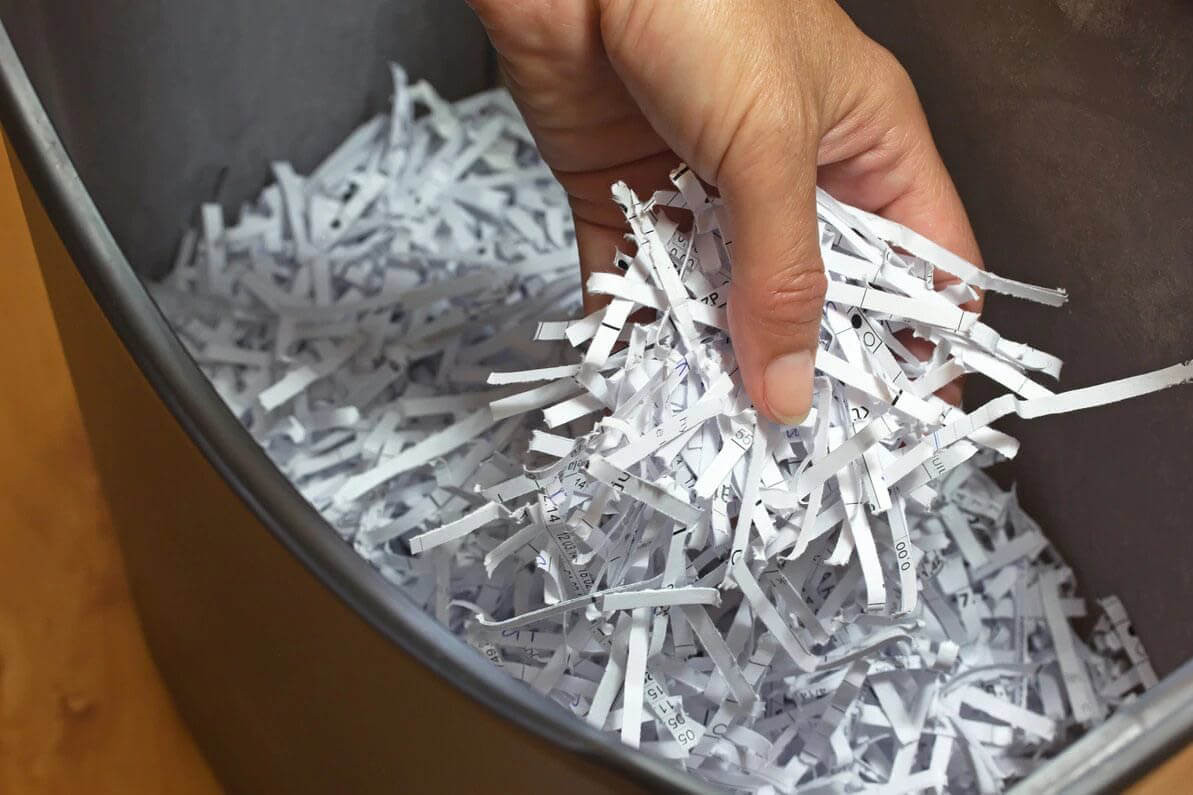 sliced hand paper shredder