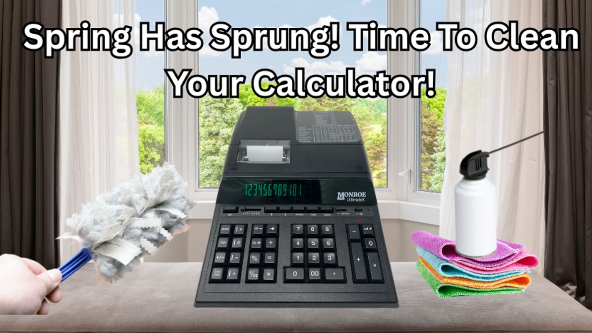 Spring Refresh: Essential Cleaning & Maintenance for Your Monroe Printing Calculator