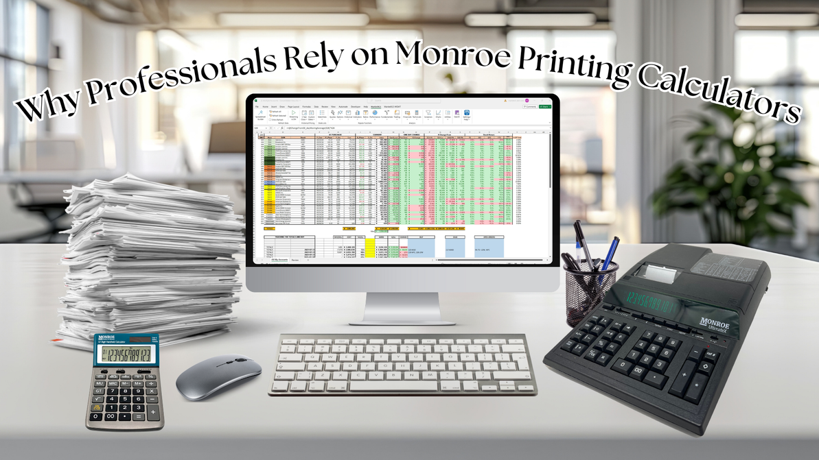 Why Professionals Rely on Monroe Printing Calculators