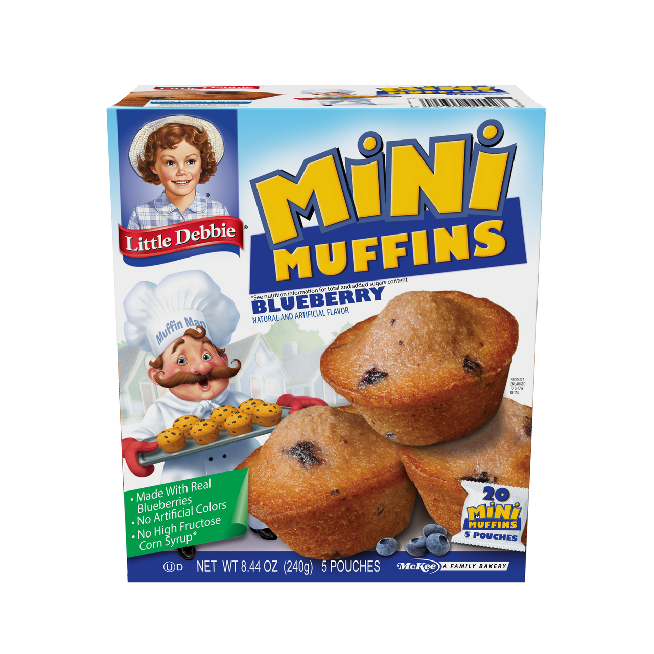 Mini Blueberry Muffins - Foodness Gracious