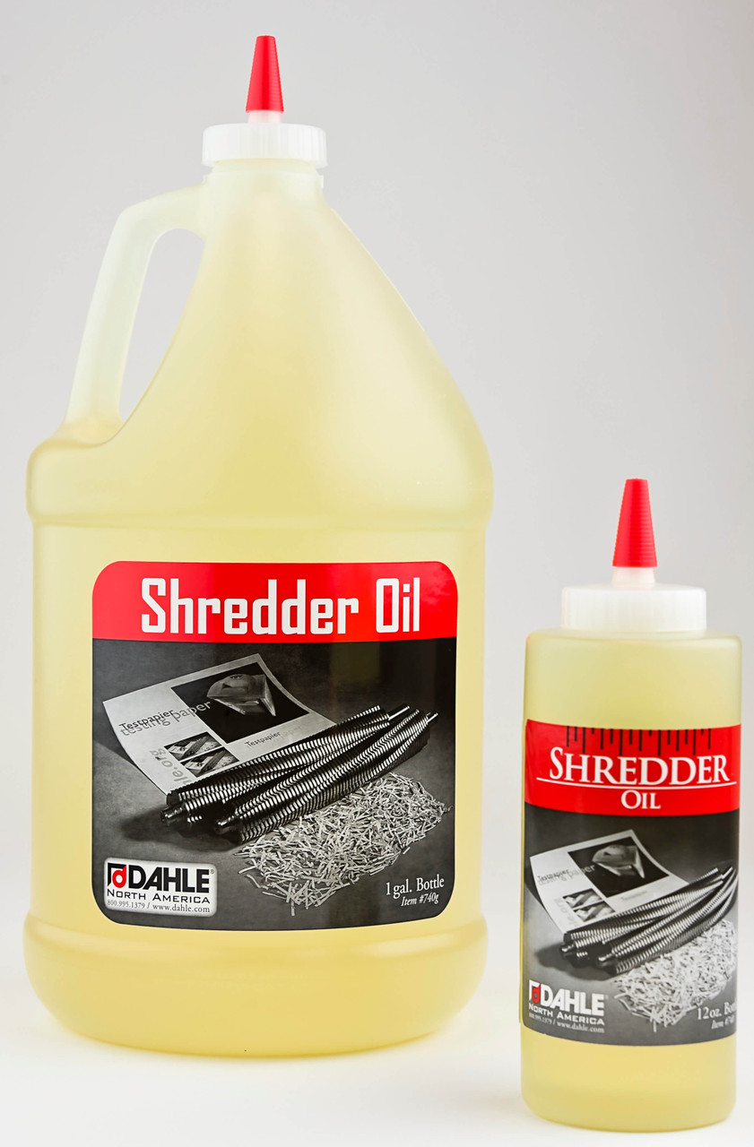 Dahle 20722 Shredder Oil, (4) 1 Gallon Bottles