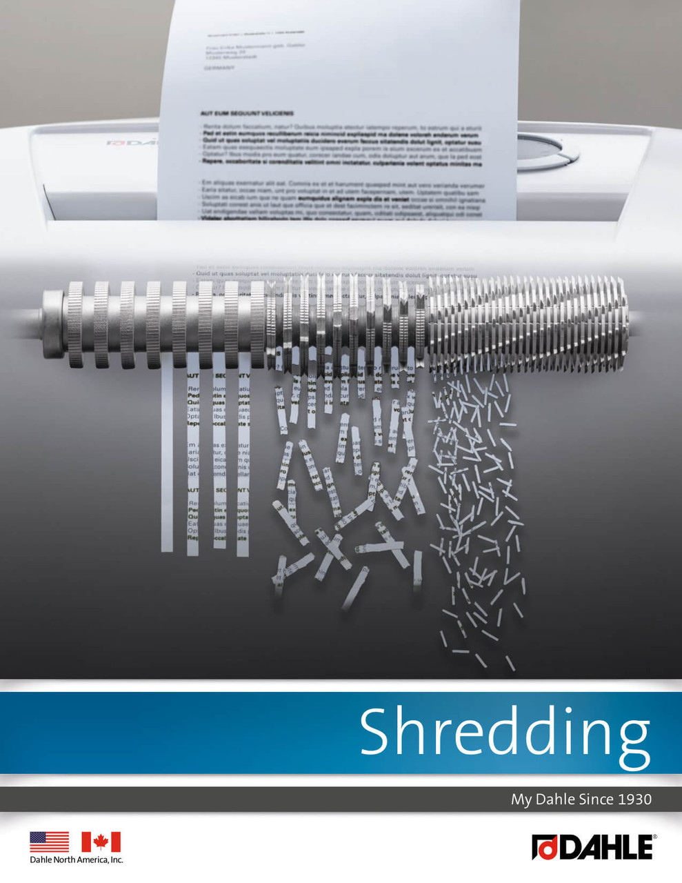 Dahle 50464 Oil-Free Paper Shredder | Monroe Systems