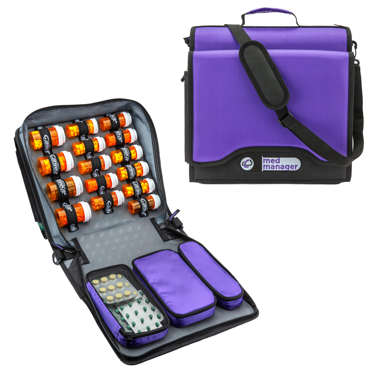 Med Manager Deluxe Portable Pill Organizer