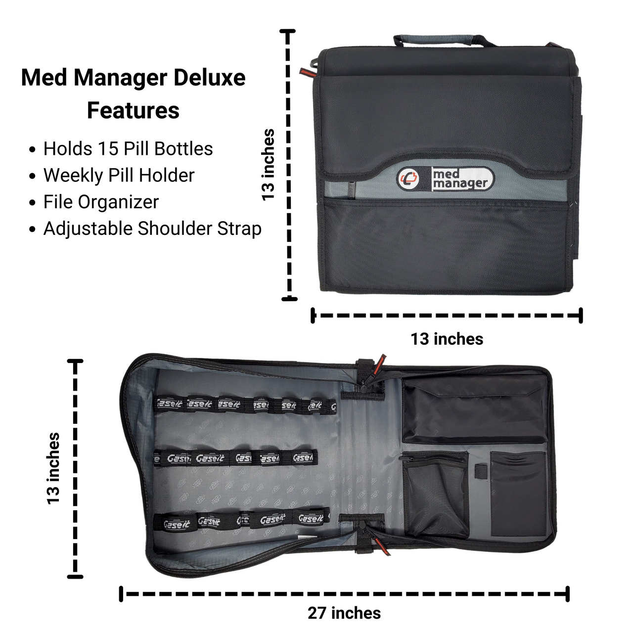 Med Manager Deluxe Medicine Organizer - Monroe Systems for Business