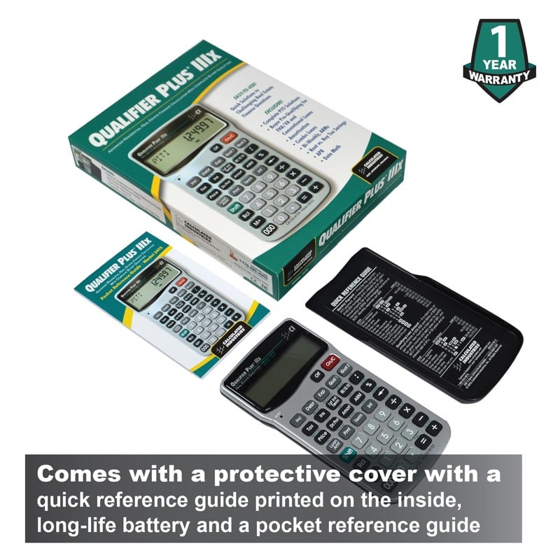 Qualifier Plus IIIx Calculator 3415 - Monroe Systems for Business