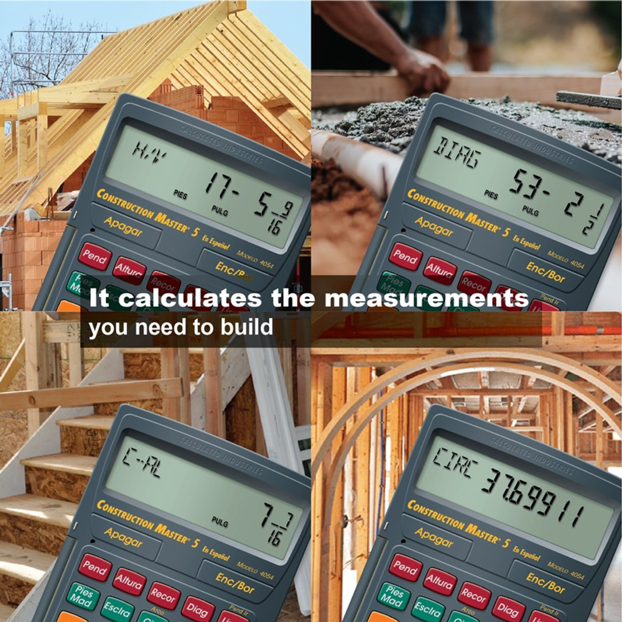 Construction Master 5 Calculator En Español 4054 - Monroe Systems